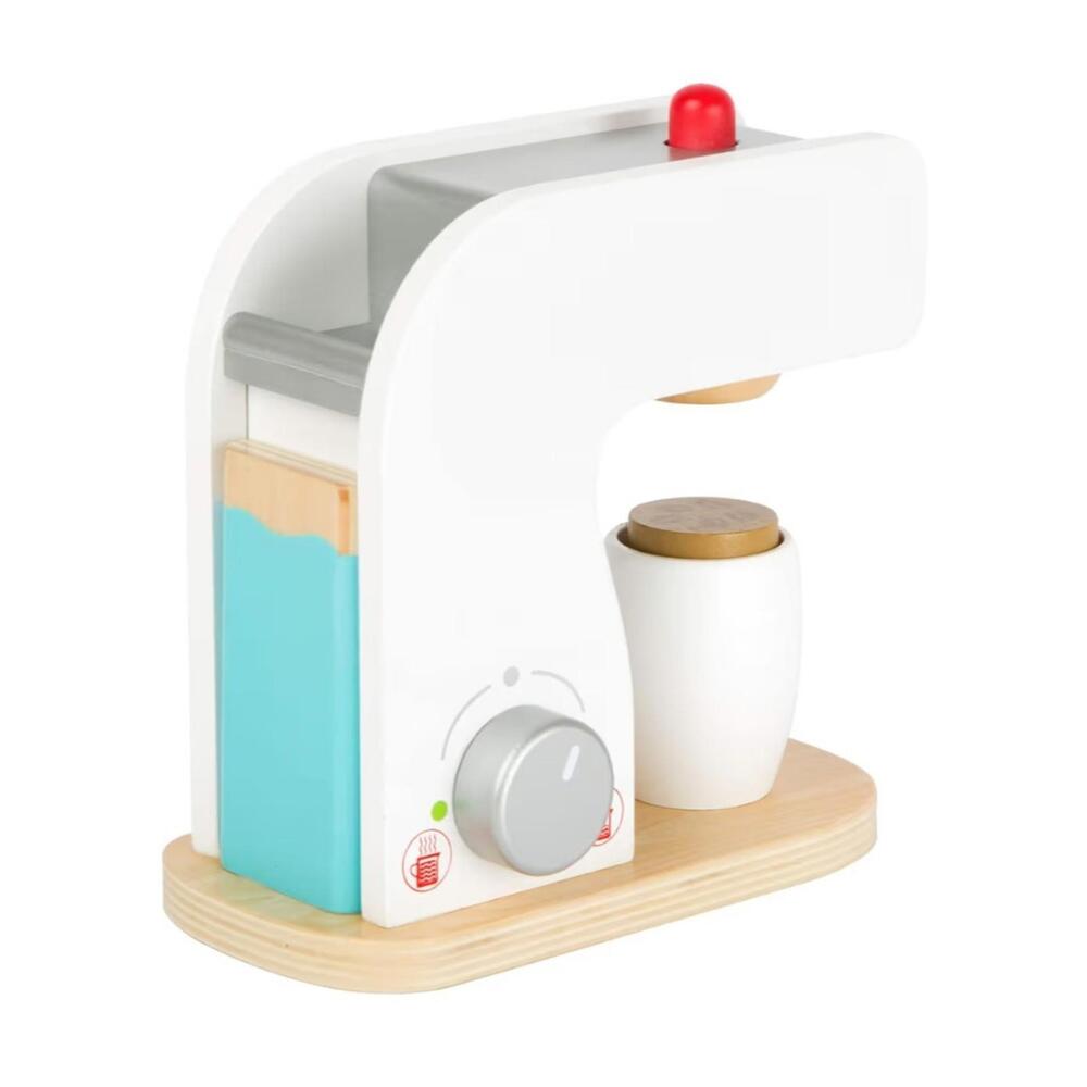 Small‎ Foot Wooden Coffee Machine Toy With Coffee Cup & 3 Pods Pretend Play 3+ - Picture 4 of 5